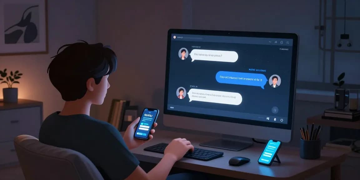 Engaging NSFW AI chat experience in a cozy bedroom setting.