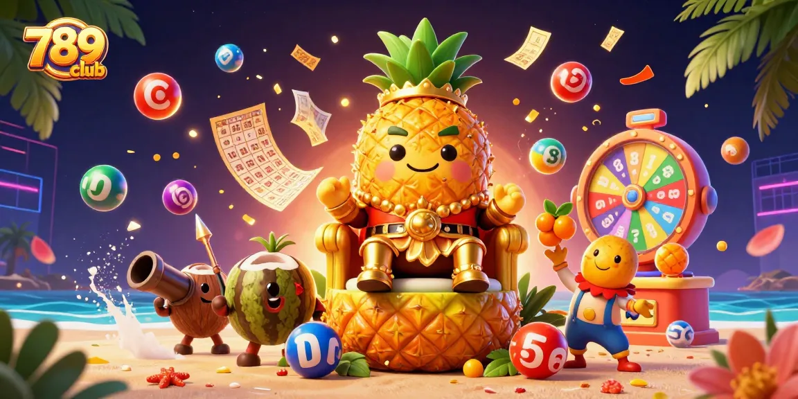 Experience the excitement of 789club with a dynamic online casino illustration featuring vibrant characters.