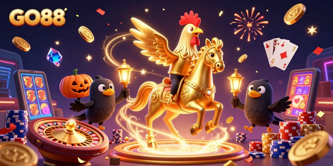 Join the excitement at GO88, where the golden rooster leads the way in thrilling casino adventures.
