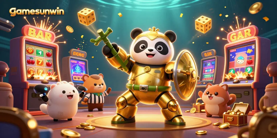 Experience the excitement of gamesunwin with dynamic slot machines and engaging characters in a vibrant casino setting.